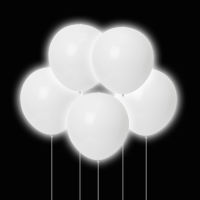 Светодиодные воздушные шары 5 шт. белый цвет