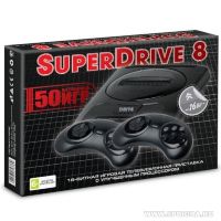 Игровая приставка Super Drive 8 черная 50 in 1