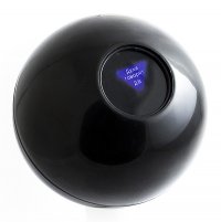 Magic Ball Шар ответов 10 см, чёрный